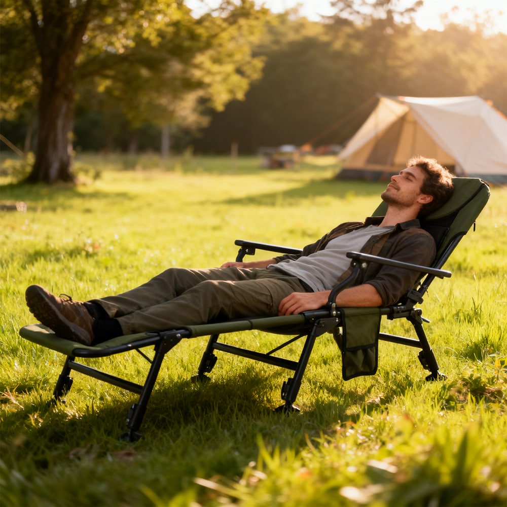Oversized Foldable Fishing Chair With Detachable Footrest_voghion.com